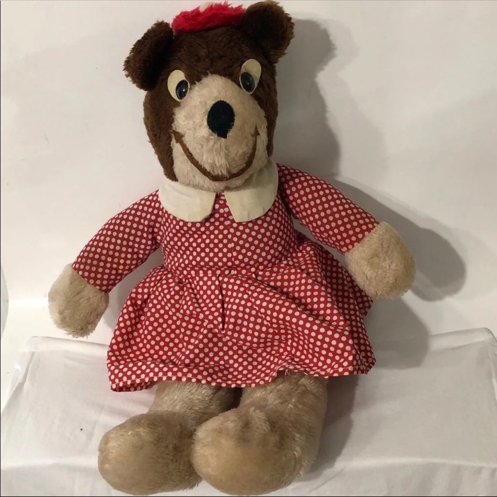 Vintage Elka Mama Bear plush Toy 19”
